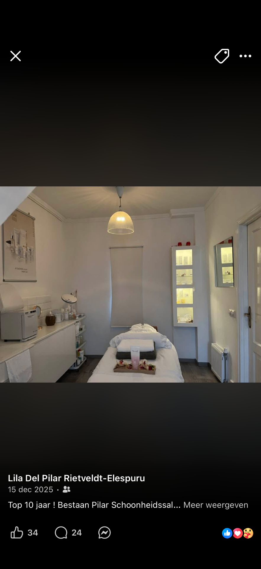 Cabine vanuit een ander perspectief